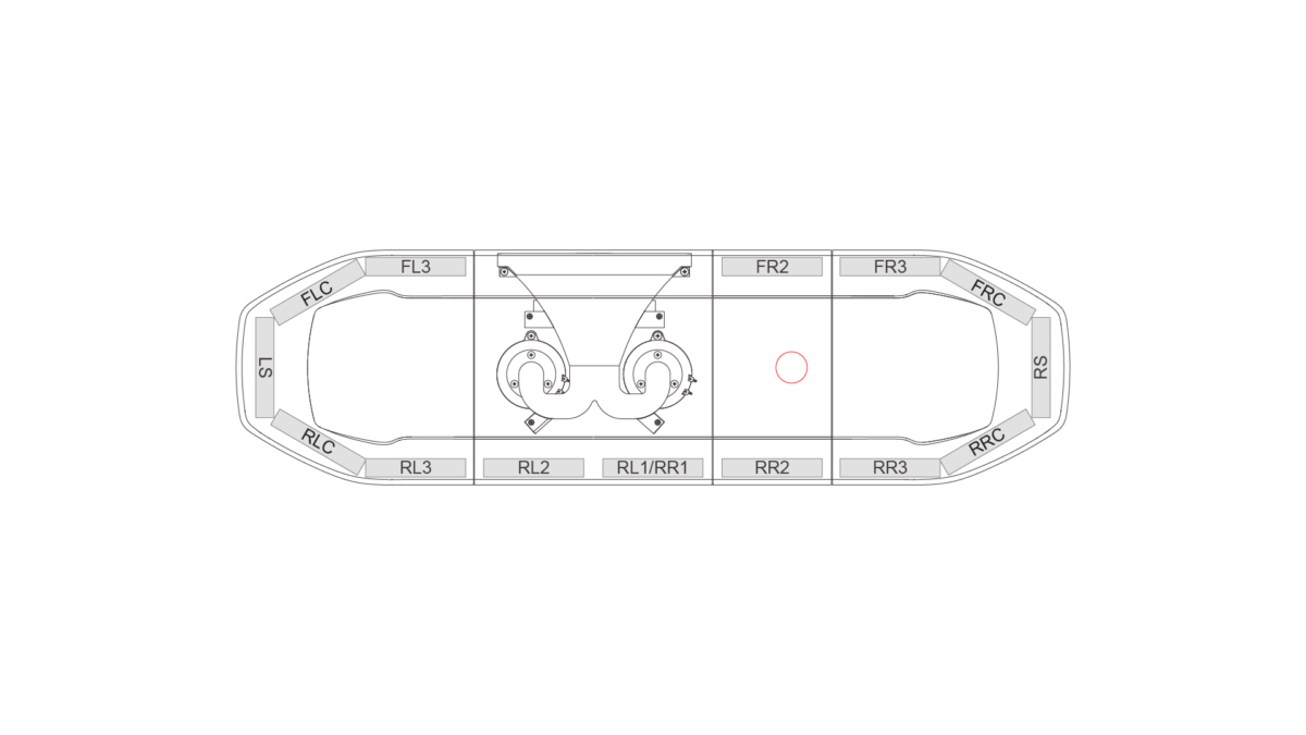 Raiden HE Speaker Lightbar 1066mm (42") - BK