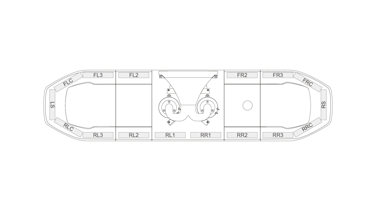 Raiden HE Speaker Lightbar 1219mm (48") - BB