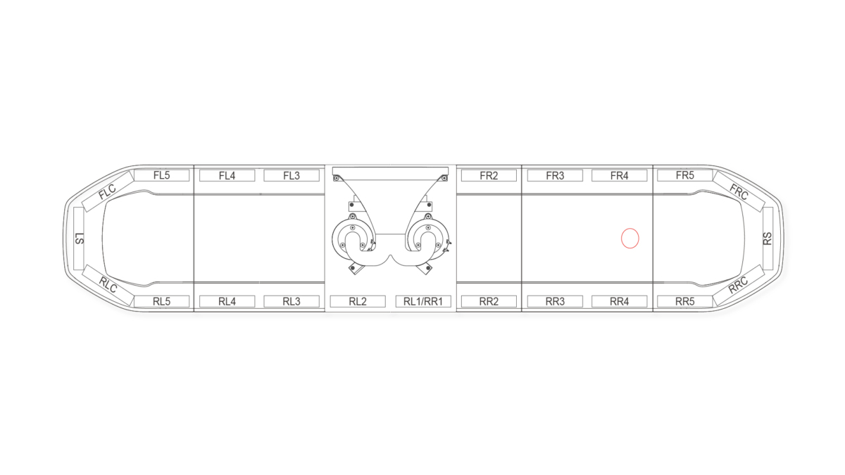 Raiden HE Speaker Lightbar 1676mm (66") - AK